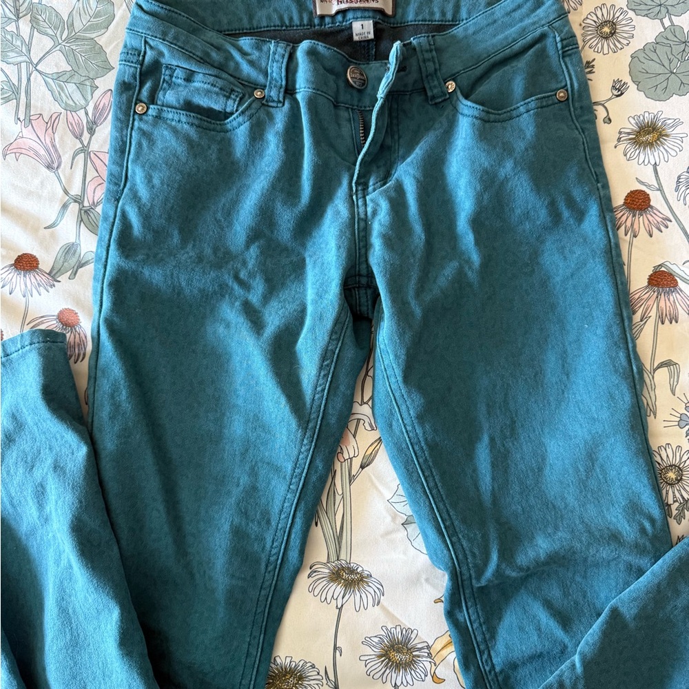 Teal TRES JEANS Denim Pants